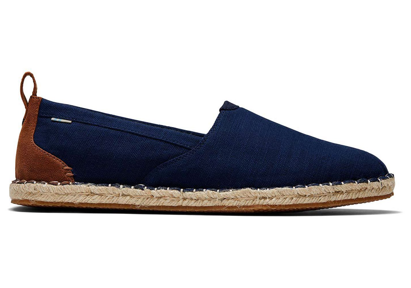 Toms Espadryle Męskie Granatowe - Arta - 15AIZDTNG